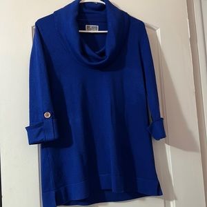 Blue JM Collection petite sweater/dress